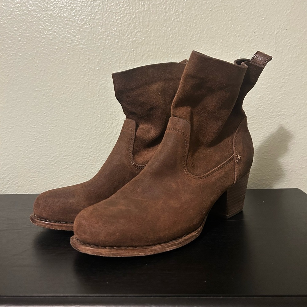 rag & bone Rich Brown Ankle Boots